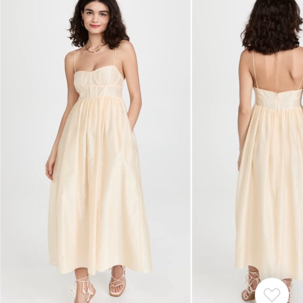 Ulla Johnson Maritzia Dress Ecru Size 12 NWT